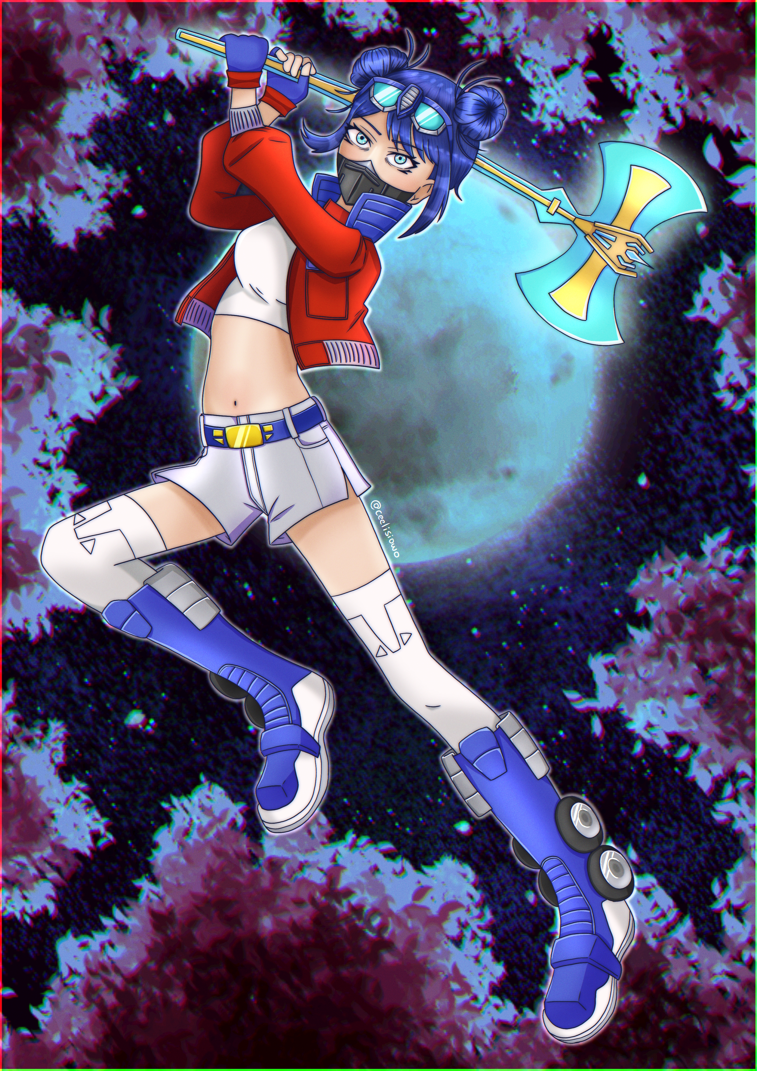 Digital drawing of Bishojou Optimus Prime.
