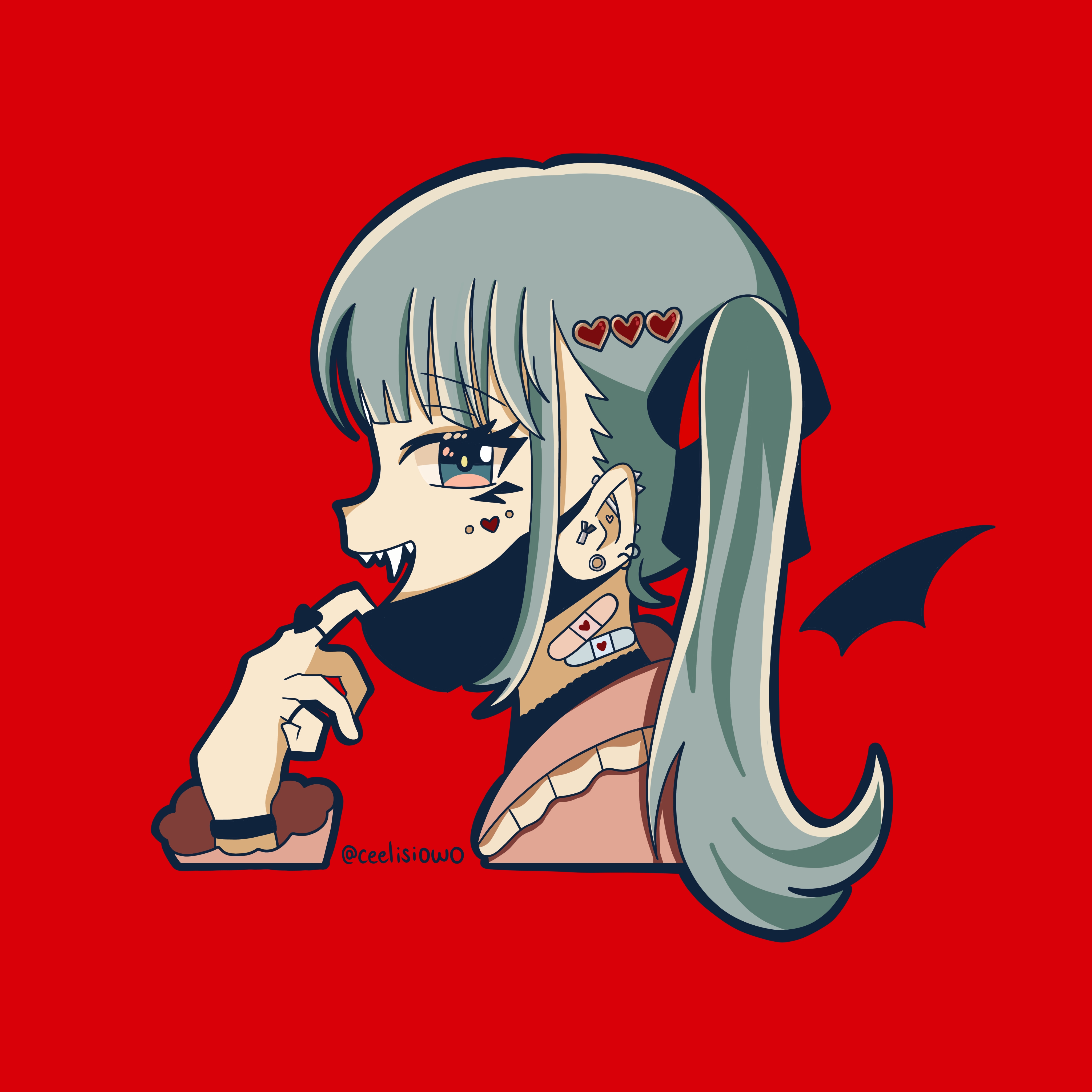 Digital drawing of Hatsune Miku