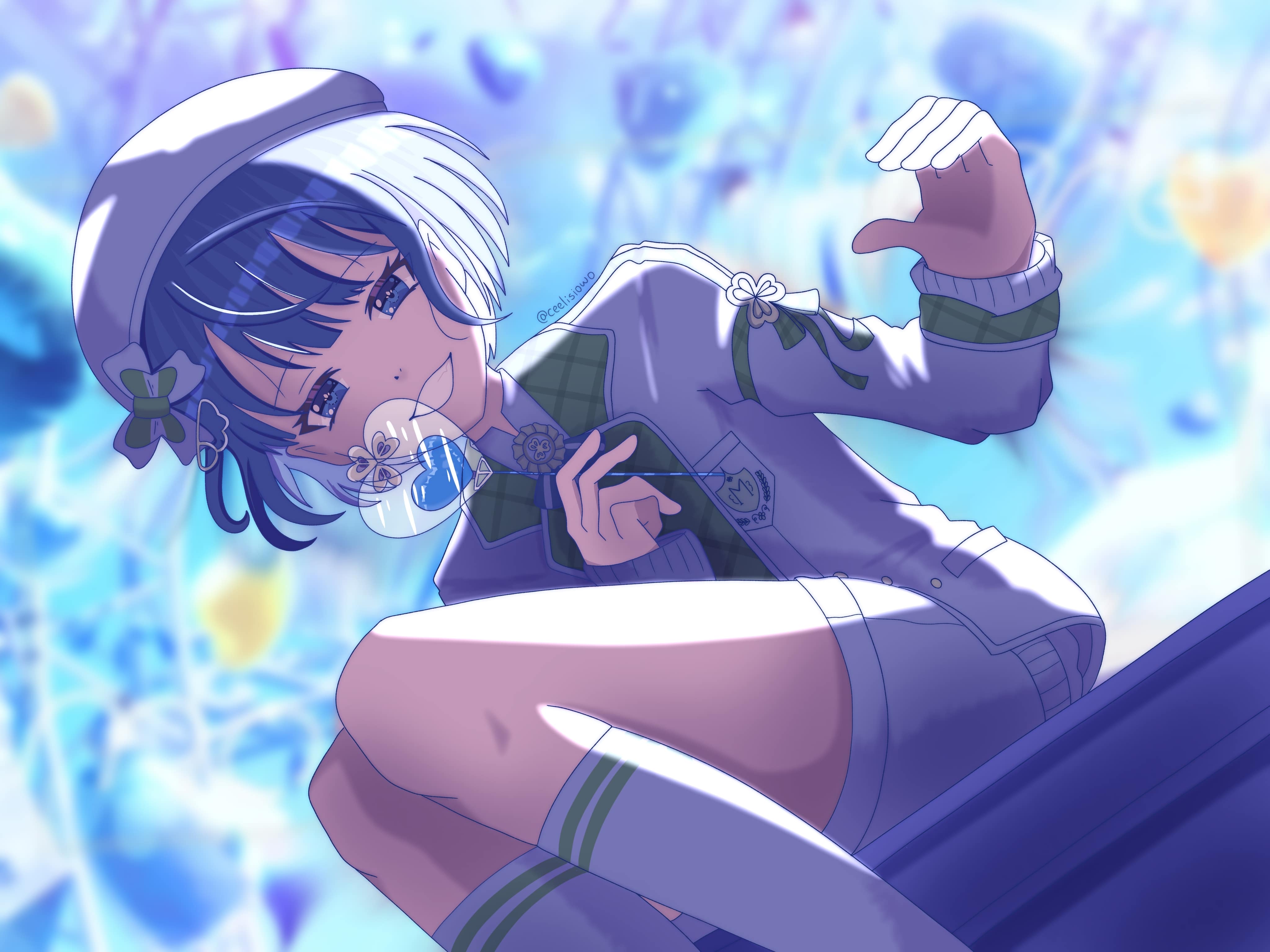 Digital drawing of Haruka