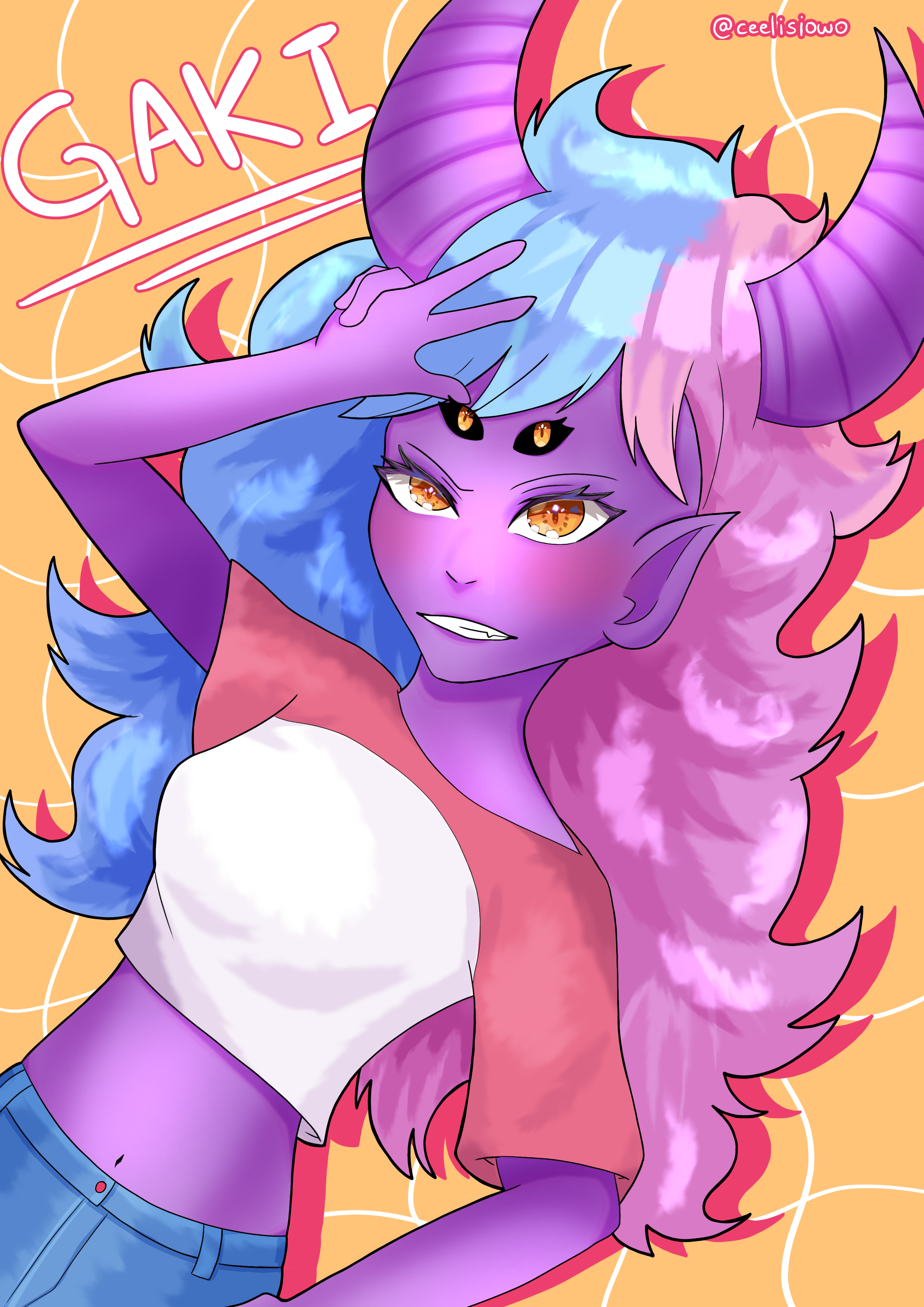 Gaki, a demon.
