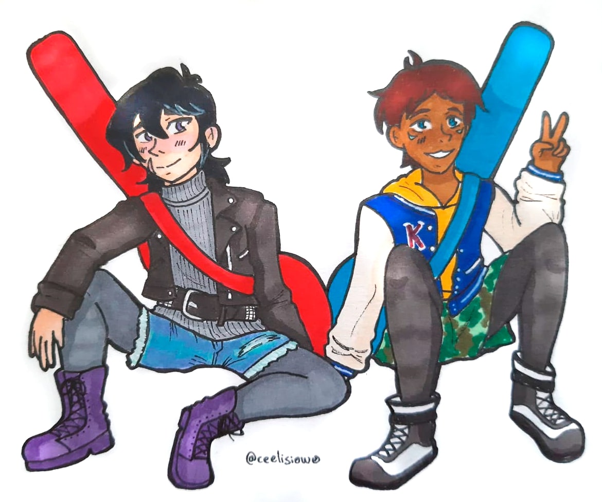 Traditoinal drawing of Klance as MocaRan.